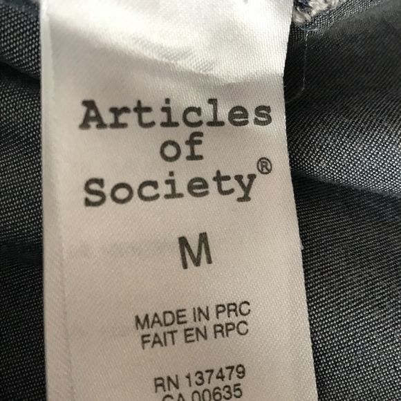 Articles of Society Denim Chambray Shirt - Picture 5 of 6